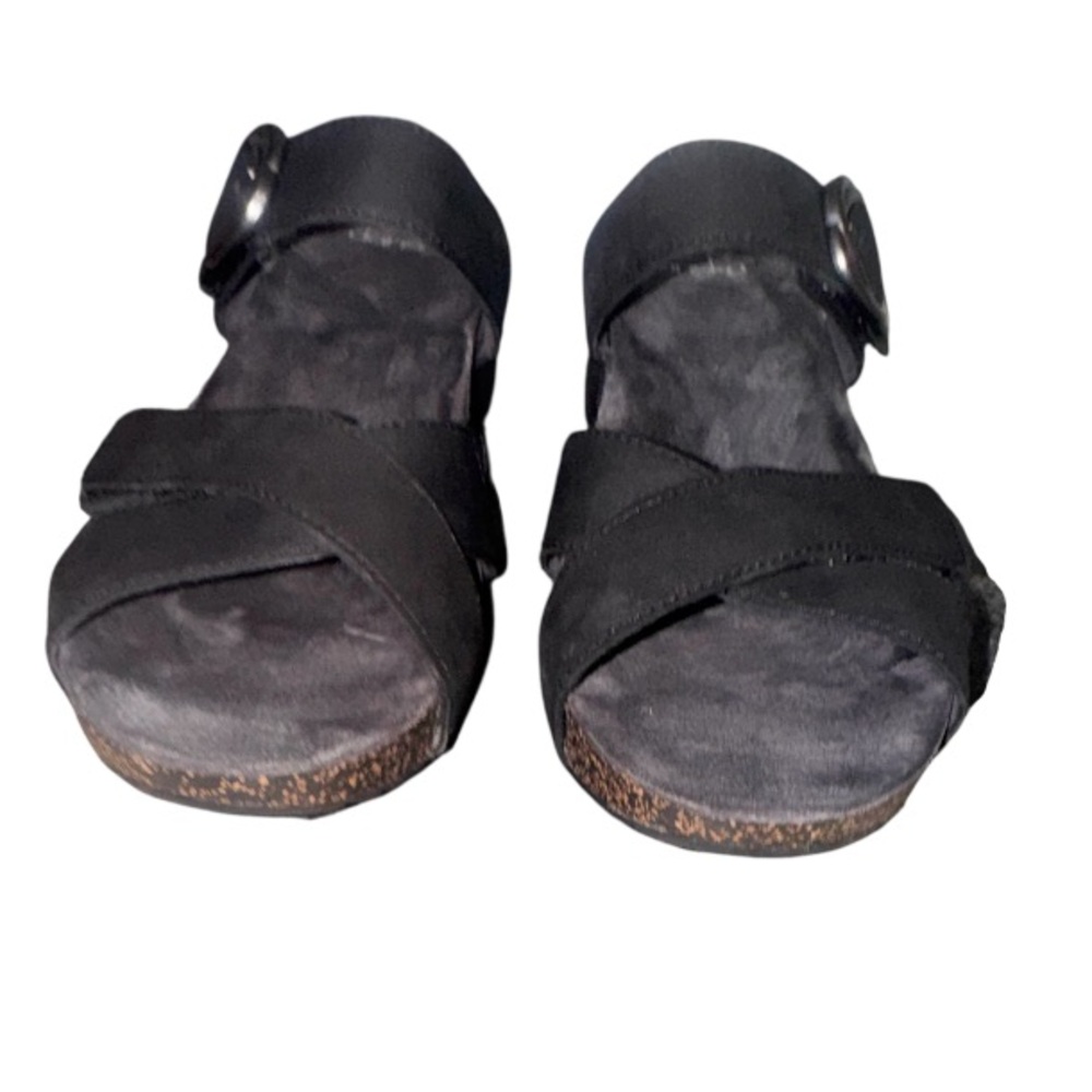 DANSKO SUSIE BLACK wedges women’s sandals size 41 11 - Picture 16 of 17